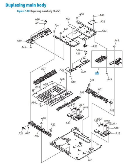 Hp M701 M706 Laser Printer Parts Diagrams