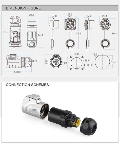 China Customized Cnlinko LP16 Power Connectors Manufacturers, Factory ...