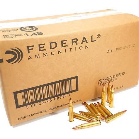 Ammo Gr Fmj Federal American Eagle Ae Bkx Round