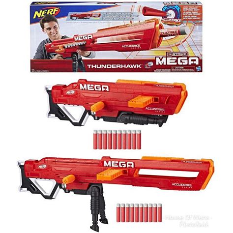 Jual Nerf Thunderhawk N Strike Accustrike Mega Mainan Anak Original