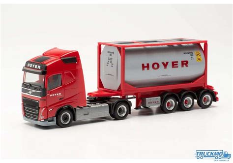 Herpa Hoyer Volvo FH Globetrotter Tankcontainersattelzug 316316