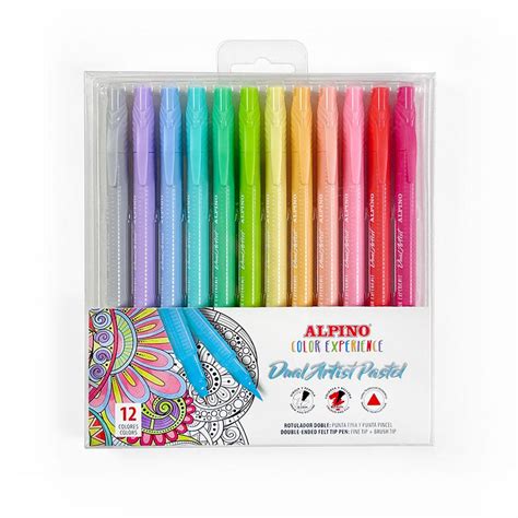 Rotulador Alpino Colores Pastel Dual Artist Alpino Papeler A