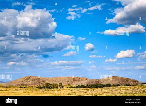 Independence Rock State Historic Site Stock Photo - Alamy