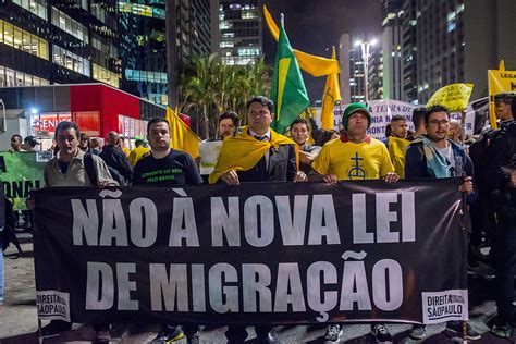 Manifestantes Protestam Em Sp Contra Nova Lei De Migração Veja