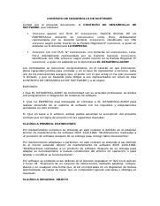 305156505 Contrato De Desarrollo De Software Docx CONTRATO DE