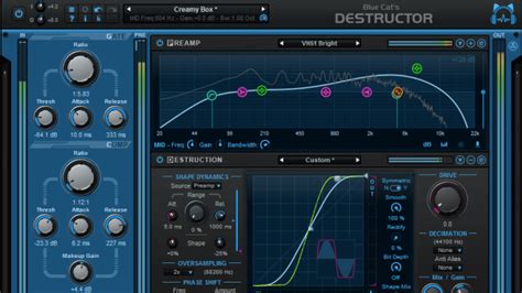 Blue Cat S Destructor Distortion And Simulation Plug In Vst Au