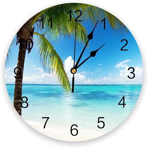 Horloges Murales Pour Salon Moderne Plage Horloge Murale Moderne Pour