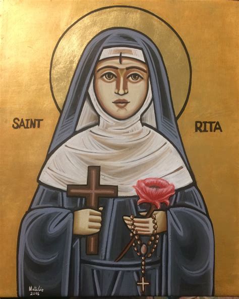 Saint Rita Coptic Icon St Rita Of Cascia Santa Rita Orthodox