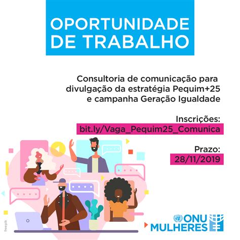 Onu Mulheres Contrata Até 2811 Consultoria De Comunicação Para