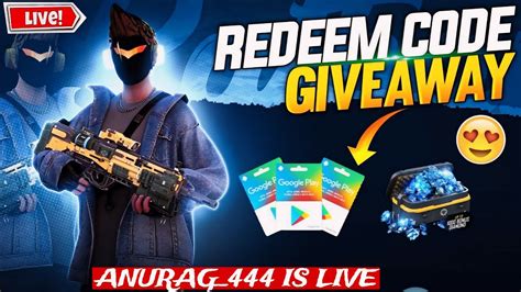 Free Fire Live Redeem Code Giveaway Live Ff Custom Room Live