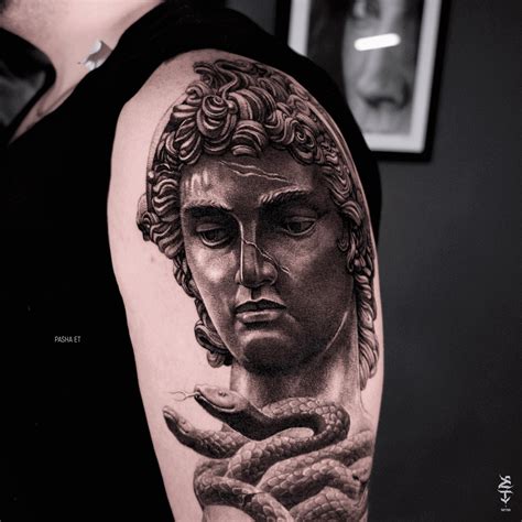 Greek God Statue Tattoo