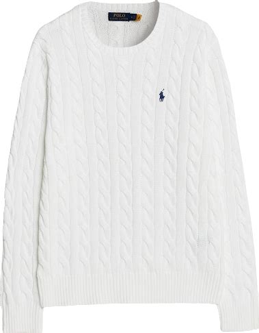 Polo Ralph Lauren Cable Knit Sweater White Price