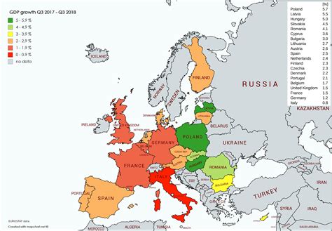 Actual economic growth in EU : r/europe