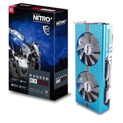 Placa Video Sapphire NITRO Radeon RX 580 8GB DDR5 Special Edition