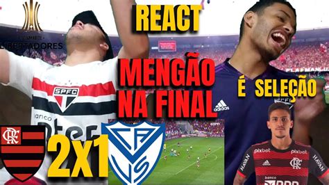 REACT FLAMENGO 2 X 1 VÉLEZ SARSFIELD FLAMENGO NA FINAL E PEDRO