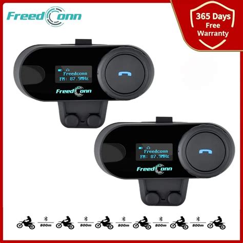 Freedconn Oreillette Bluetooth T Sc Pour Moto Appareil De