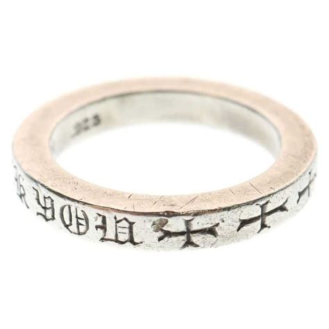 Chrome Hearts Chrome Hearts Spacer Fuck You Ring Silv Gem