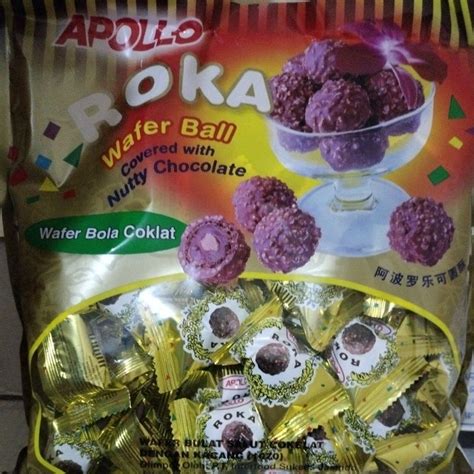 Jual APOLLO ROKA WAFER BALL 6gr X 50 Pcs Shopee Indonesia