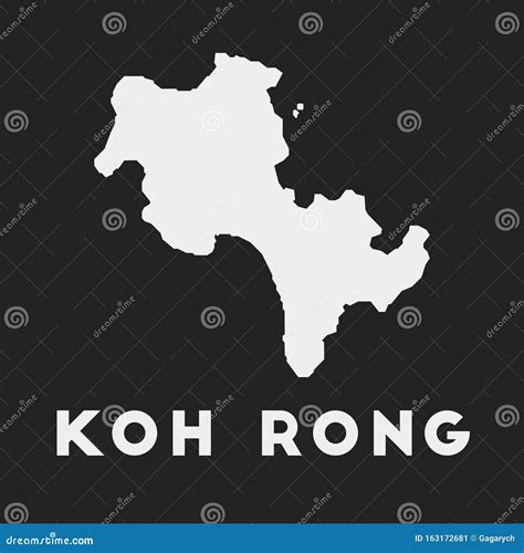 Koh Rong Icon Stock Vector Illustration Of Contour 163172681