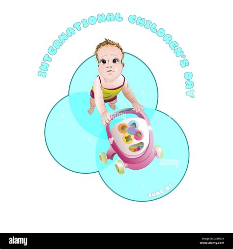 International Childrens Day Vector Illustration Conceptual World