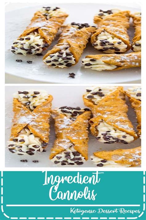 5 Ingredient Cannolis Foodie Recipes 44