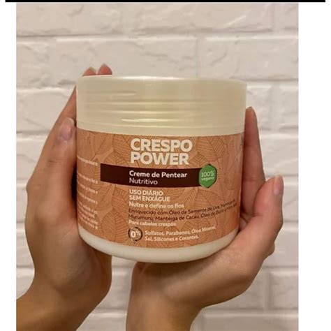 Creme De Pentear Nutritivo Crespo Power Apse Cosmetics G Shopee