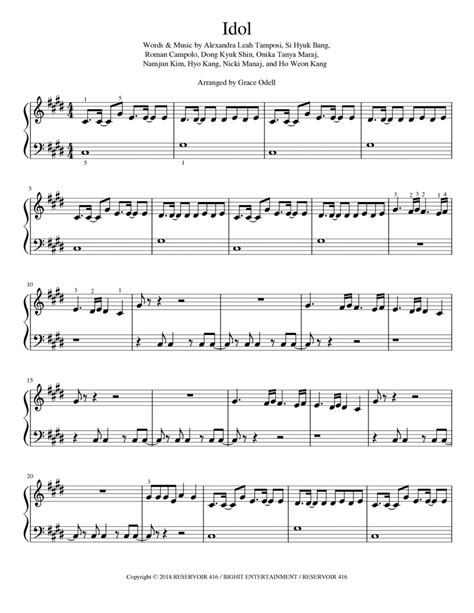 Idol Piano Method Digital Sheet Music Sheet Music Plus