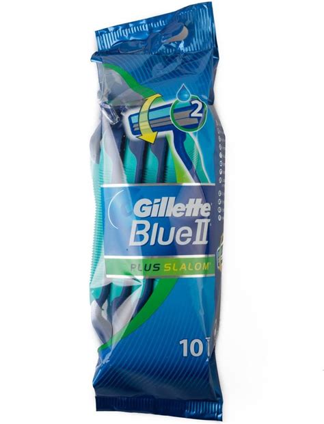 Gillette Blue Ii Plus Slalom Disposable Razors Pack Pris