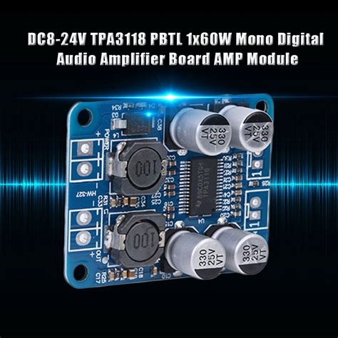 Jual Modul Amplifier Tpa Pbtl Dc V W X Watt Mono Digital