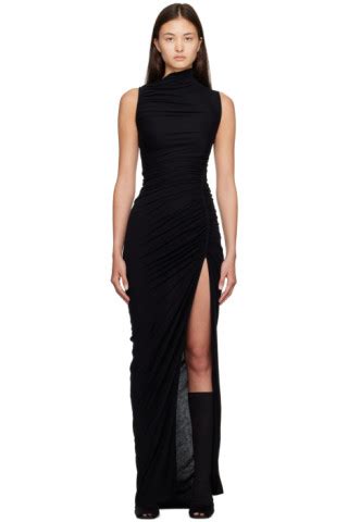 Black Svita Maxi Dress By Rick Owens Lilies On Sale