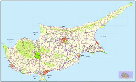 Cyprus Map and Cyprus Satellite Images