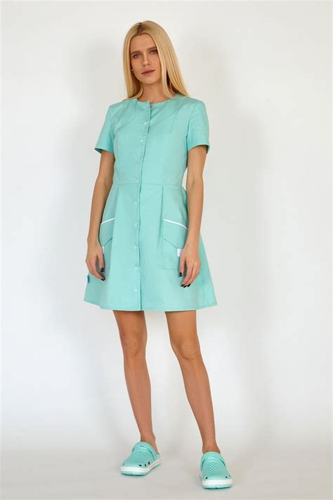 This Fashionable Uniform Dress Will Make Any Female Doctor Or A Beautician Look Stylish And