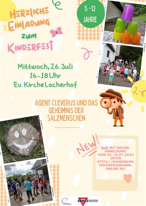 Kinderfest Cvjm Locherhof E V