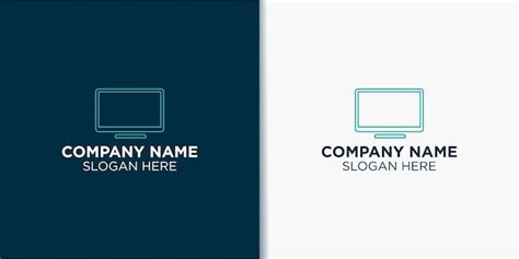 Premium Vector Computer Logo Design Vector Technology Logo Inspiration