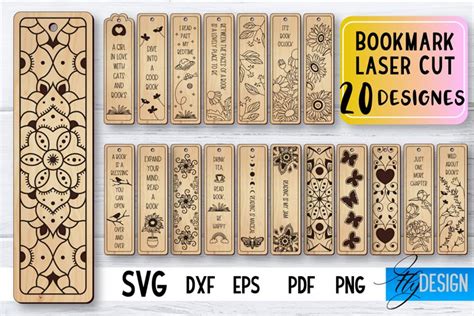 Bookmark Laser Cut Svg Bookmark Template Cut And Engrave