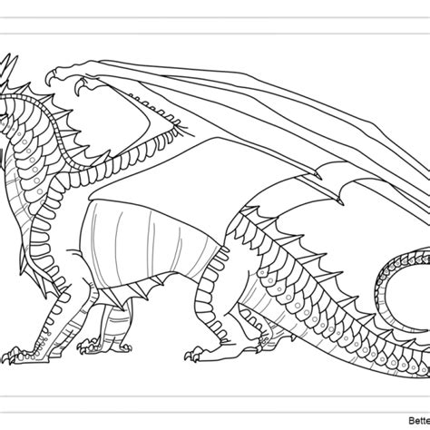 Wings Of Fire Mudwing Coloring Pages