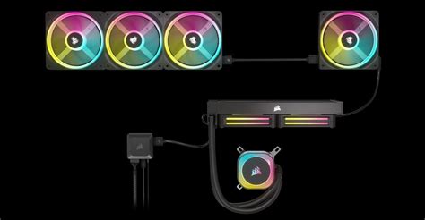 Buy Corsair Icue Link Qx120 Rgb 120mm Triple Fan Starter Kit Co