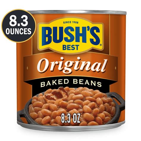 Bushs Original Baked Beans Canned Beans 83 Oz Can