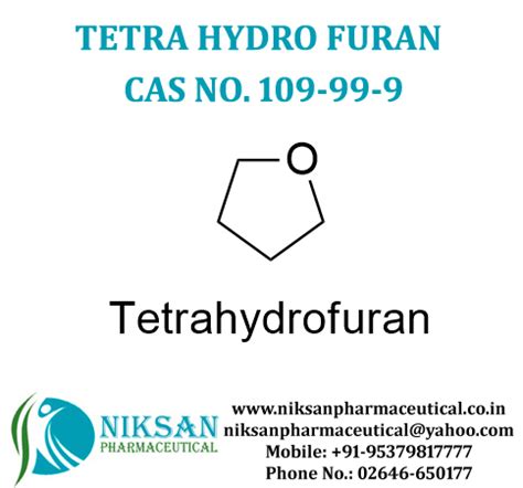 Tetra Hydro Furan Fine Chemical At Best Price In Ankleshwar Niksan