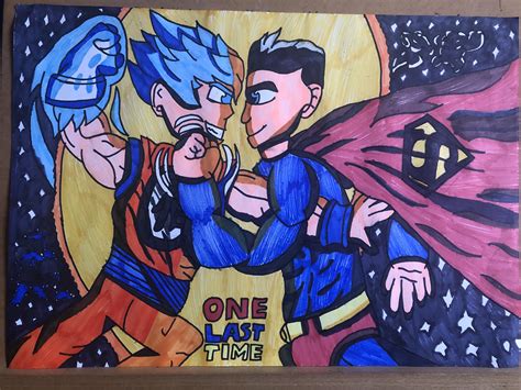 Goku VS Superman fan-art in honour of the threequel. : r/deathbattle