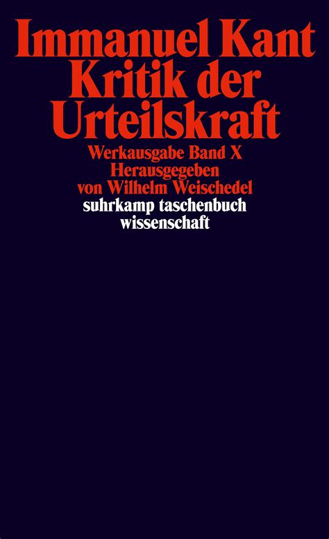 Werkausgabe In B Nden Buch Von Immanuel Kant Suhrkamp Verlag