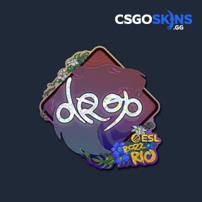 Sticker Drop Glitter Rio 2022 CSGOSKINS GG