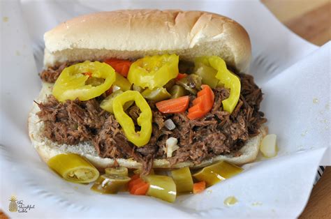 Chicago~style Italian Beef Sandwiches The Thankful Table