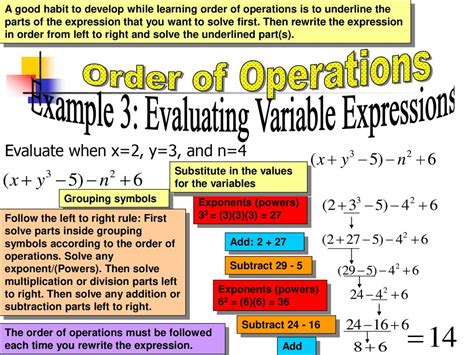 Order Of Operations Ppt Download