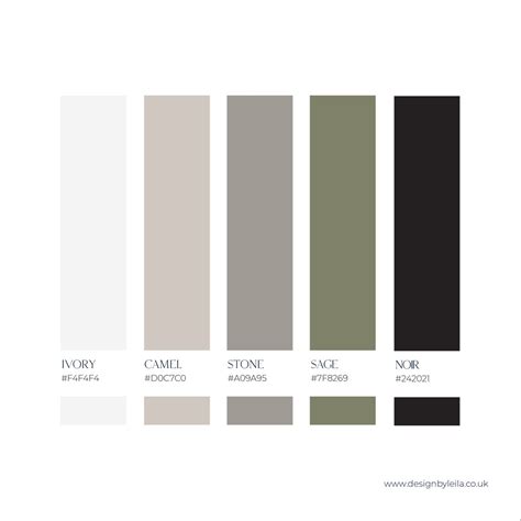 Neutral Masculine Colour Palette Green Nude Black Design By Leila Artofit