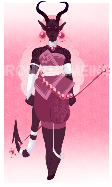 Pink Tiefling Monk Dnd Adopt 40 Aud Sold To X Monk Dnd Character