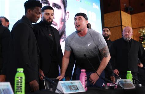 Tommy Fury Vs Darren Till Press Conference Erupts Into Chaos After