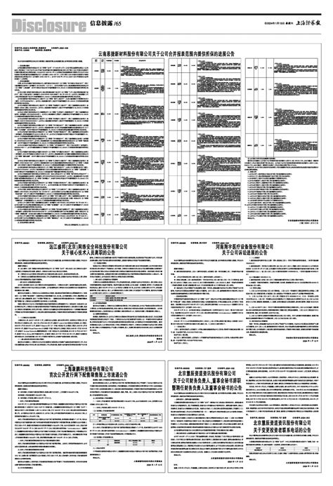 2024年01月13日 第65版：信息披露 上海证券报