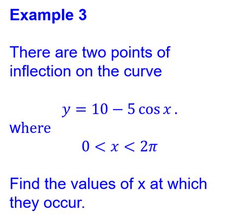 Using Second Derivatives