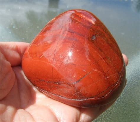 Large Polished Red Jasper Power Stone